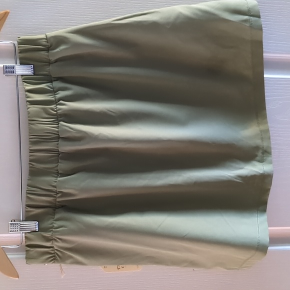 Telluride Clothing Skort olive green Size Large NWT - Picture 2 of 5